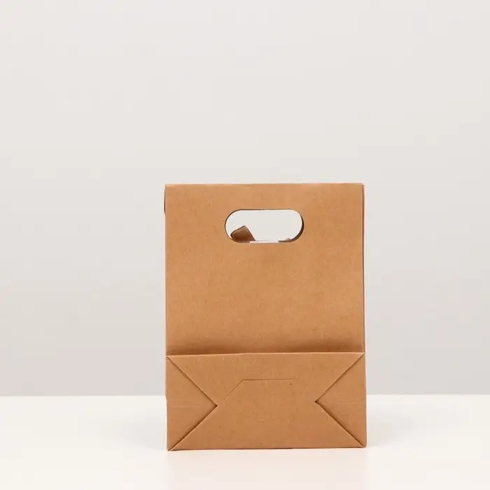 Коробка-пакет, крафтовая, с окном, 16 х 12 х 6 см Коробка-пакет, крафтовая, с окном, 16 х 12 х 6 см