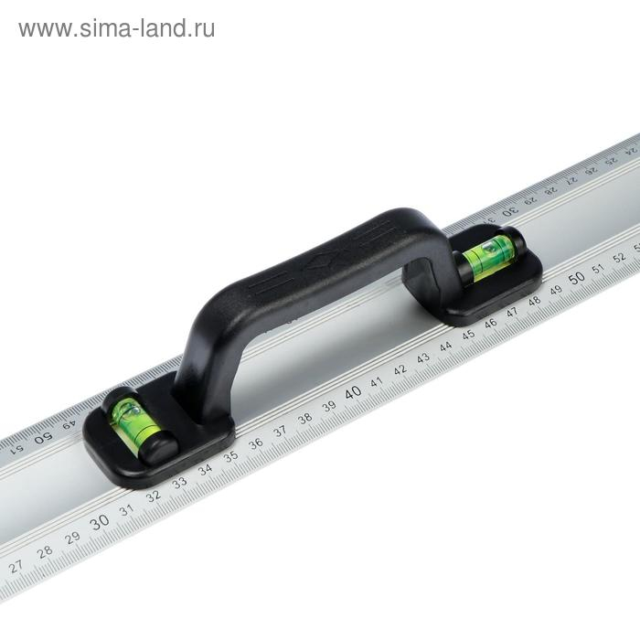 Линейка-уровень ТУНДРА, металлическая, пластиковая ручка, 2 глазка, 800 мм Линейка-уровень ТУНДРА, металлическая, пластиковая ручка, 2 глазка, 800 мм