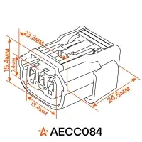 Разъём 3 pin с проводами для катушки зажигания Honda, Nissan