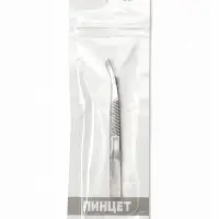 Пинцет со скошенными кончиками, широкий, 8.5 см