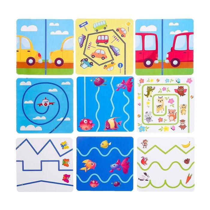 Развивающий набор «Умные ножницы дорожки и лабиринты» Развивающий набор «Умные ножницы дорожки и лабиринты»