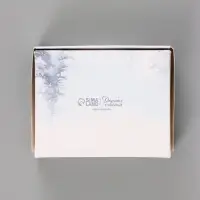 Коробка подарочная новогодняя, складная 10&times;8&times;3.5 см &laquo;Снегири&raquo;