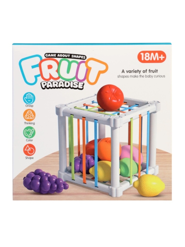 Сортер куб для малышей  Сортер куб для малышей "Фрукты"