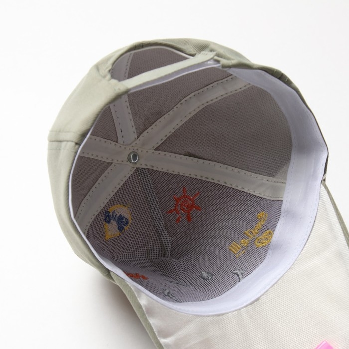 Кепка детская MINAKU «Смайл», зелёная, размер 44-46 Кепка детская MINAKU «Смайл», зелёная, размер 44-46