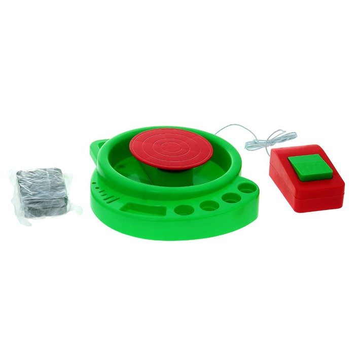 Набор с гончарным кругом «Цветочные горшки» голубая глина 36,5 х 25 х 7,5 см Набор с гончарным кругом «Цветочные горшки» голубая глина 36,5 х 25 х 7,5 см