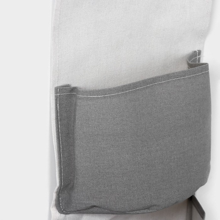 Органайзер подвесной с карманами LaDо́m, 3 отделения, 59×20 см, цвет серый Органайзер подвесной с карманами LaDо́m, 3 отделения, 59×20 см, цвет серый