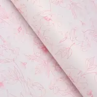 Пленка для цветов, "Букет цветов", розовая, 57х57 см