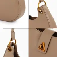 Сумка женская багет TEXTURA на молнии, 30&times;5&times;17 см, светло-коричневая