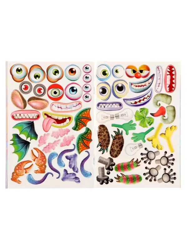 Книжка с наклейками &laquo;Создай своего монстрика. Капкан Кракан&raquo;