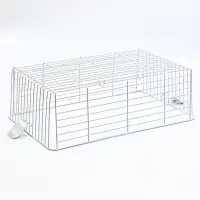 Клетка для кроликов, 60&times;36&times;32 см, усиленная, синяя