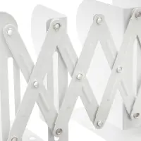 Подставка для книг раздвижная 3 отделения, металл, белая