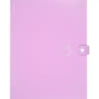 Папка-картотека А4 ErichKrause Matt Pastel Bloom, 4 отделения, пластиковая, МИКС