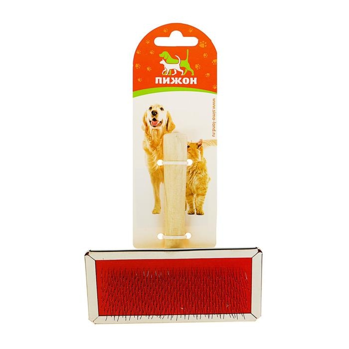 Пуходерка Wood большая узкая без капель, деревянная ручка, 12 х 13 см, микс Пуходерка Wood большая узкая без капель, деревянная ручка, 12 х 13 см, микс