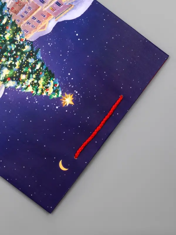 Пакет подарочный новогодний ламинированный, «Новогодний каток» , 26×12×32 см Пакет подарочный новогодний ламинированный, «Новогодний каток» , 26×12×32 см