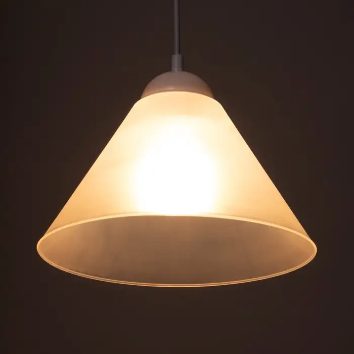 Плафон "Конус" Е27 прозрачный 25х25х15см