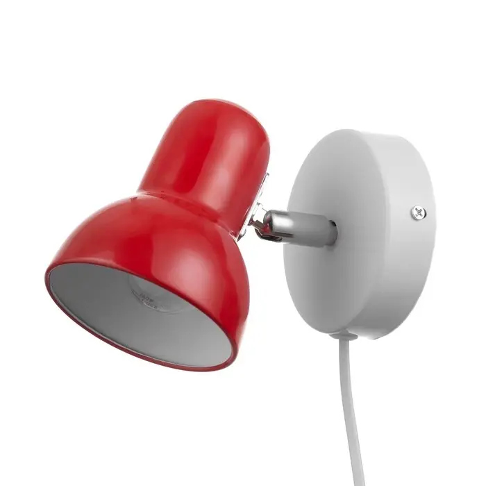 Бра с проводом &laquo;Севантос&raquo; Е27 40 Вт красный 9&times;9&times;14 см