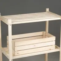 Ящик для хранения вещей, 50&times;25&times;15 см, деревянный, стеллажный, &laquo;Добропаровъ&raquo;