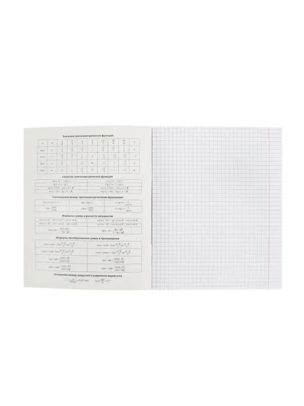 Предметная тетрадь по алгебре Hatber &laquo;Салют предметов&raquo;, 48 листов, в клетку, со справочным материалом, обложка из мелованного картона