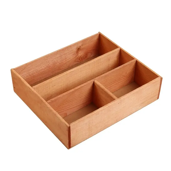 Подарочный ящик, 34.5&times;30&times;10 см, деревянный, цвет натуральный