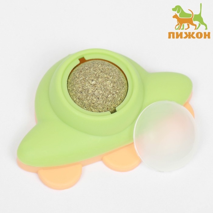 Игрушка для кошек с кошачьей мятой  Игрушка для кошек с кошачьей мятой "НЛО", 6 см