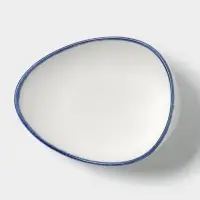 Салатник Magistro Blue Lagoon, 350 мл, 19.2&times;14.9&times;7.9, фарфор, белый