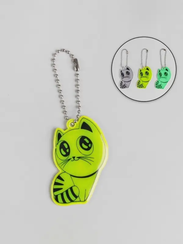 Светоотражающий элемент &laquo;Кошка&raquo;, 5&times;3.5 см, МИКС