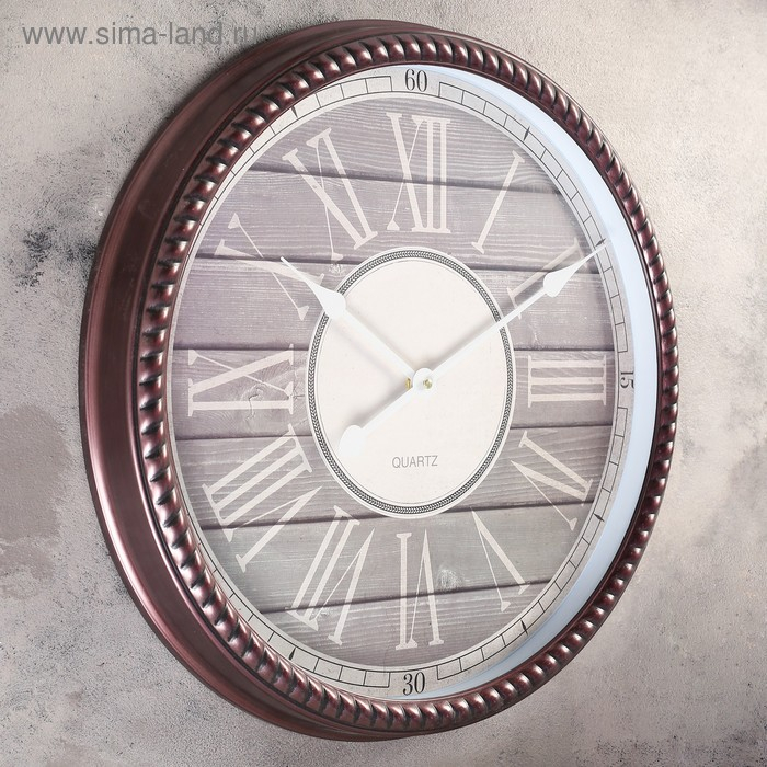 Часы настенные интерьерные большие Часы настенные интерьерные большие "Лейрия", d-50 см
