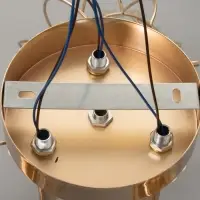 Люстра &laquo;Переливы&raquo; 3&times;40 Вт Е27 золото