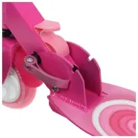 Самокат городской GRAFFITI Comfort 120, складной, колёса PU 120 мм, ABEC 7 Carbon, розовый