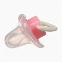 Соска-пустышка анатомическая, силикон, от 0 мес., розовая