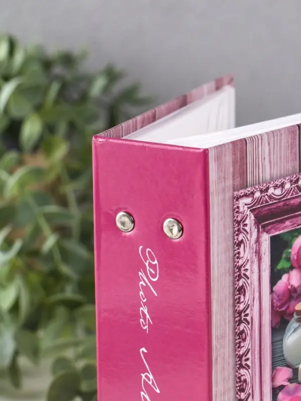 Фотоальбом 100 фото "Картина с цветами"10X15см, ПП карм.