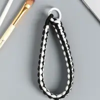 Брелок на карабине "Паракорд" шнур 0,5 см чёрно-белый 14,5х1,8х0,8 см Брелок на карабине "Паракорд" шнур 0,5 см чёрно-белый 14,5х1,8х0,8 см