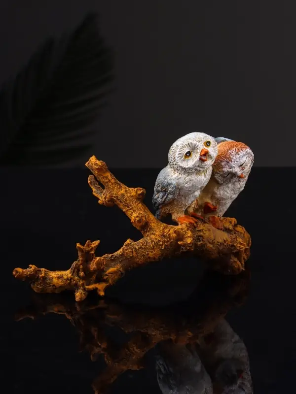 Фигура Фигура "Совушки, первая любовь" 8х13.7х5.7 см