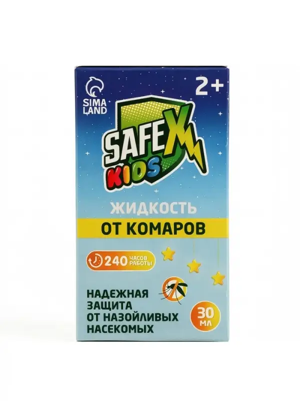 Жидкость к электрофумигатору SAFEX, детская, 30 мл, 3 шт.