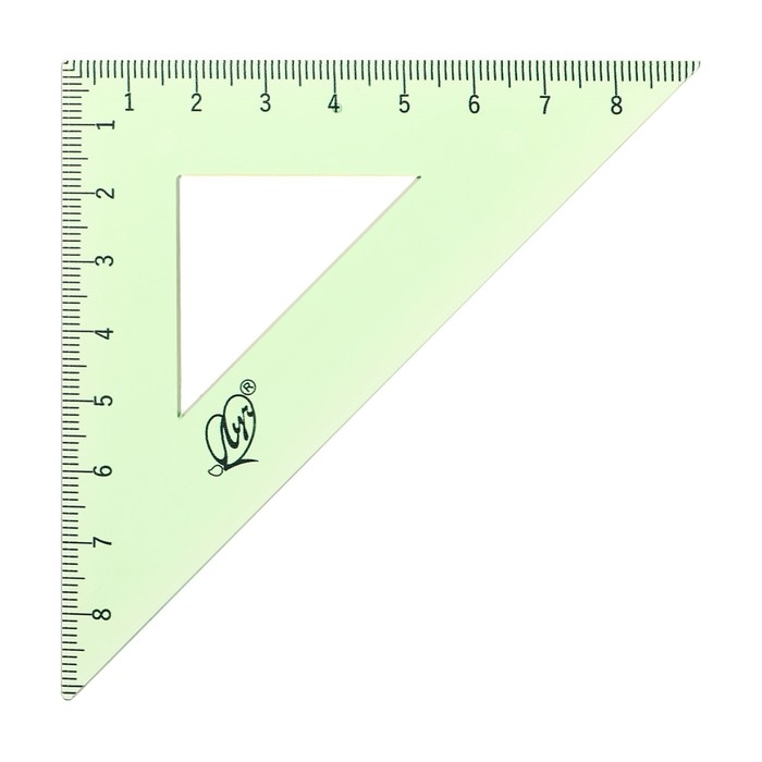 Набор чертёжный 4 предмета (линейка 15 см, угольник 30 °/ 60 °, 10 см; угольник 45 °/ 45 °, 8 см; транспортир 180 °, 9 см), прозрачный зелёный Набор чертёжный 4 предмета (линейка 15 см, угольник 30 °/ 60 °, 10 см; угольник 45 °/ 45 °, 8 см; транспортир 180 °, 9 см), прозрачный зелёный