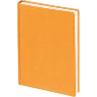 Ежедневник недатированный А5+, 136л, VELVET оранжевый  3-115/06