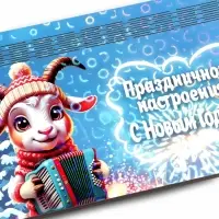 Купюрница новогодняя 2027 &laquo;Праздничного настроения! С Новым Годом!&raquo; 19&times;10&times;2.5 см
