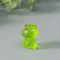 Сувенир эпоксидная смола флюоресцентный "Лягушата" набор 6 шт 3,2х2,5х2 см Сувенир эпоксидная смола флюоресцентный "Лягушата" набор 6 шт 3,2х2,5х2 см