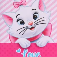 Кошелек детский на липучке &laquo;Мари&raquo;, Коты аристократы