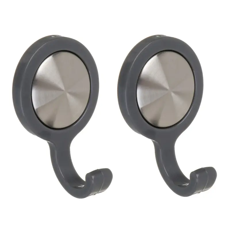 Крючки самоклеящиеся тм VETTA, нерж. сталь, пластик, 2 цвета, 2шт