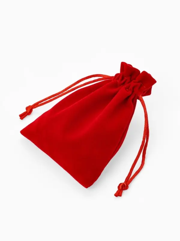 Набор мешочков бархатных 50 шт. &laquo;Классика&raquo; 9&times;12 см, красный