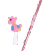 Карандаш-прикол секционный &laquo;Жираф&raquo;, НВ, розовая фигурка