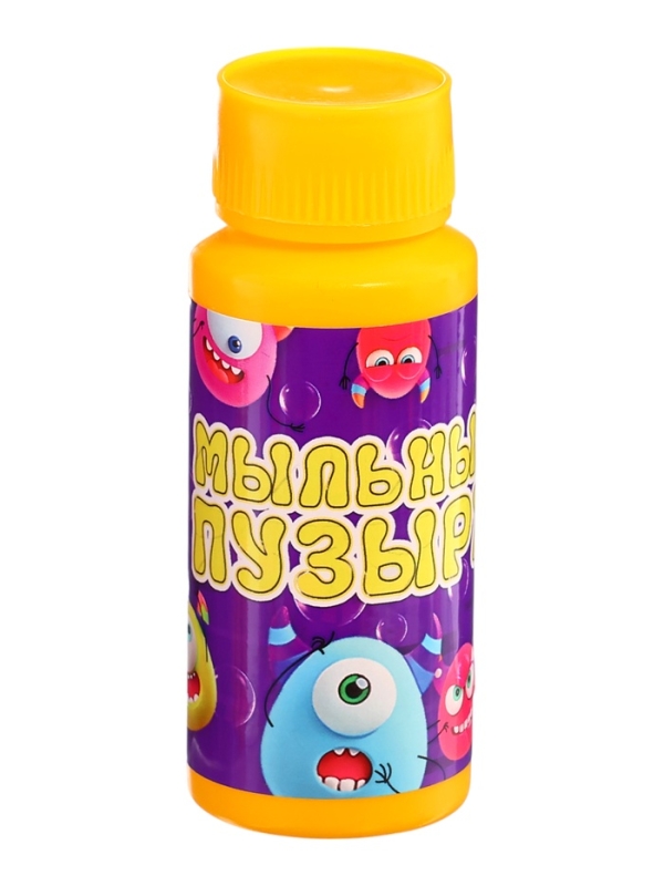 Мыльные пузыри , 95 мл цвет желтый (набор 15шт)