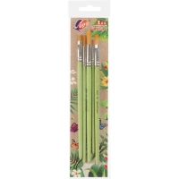 Набор кистей ZOO,5шт.СИНТЕТИКА(круглые№1,3,5;плоские№6,8)33С 2187-08