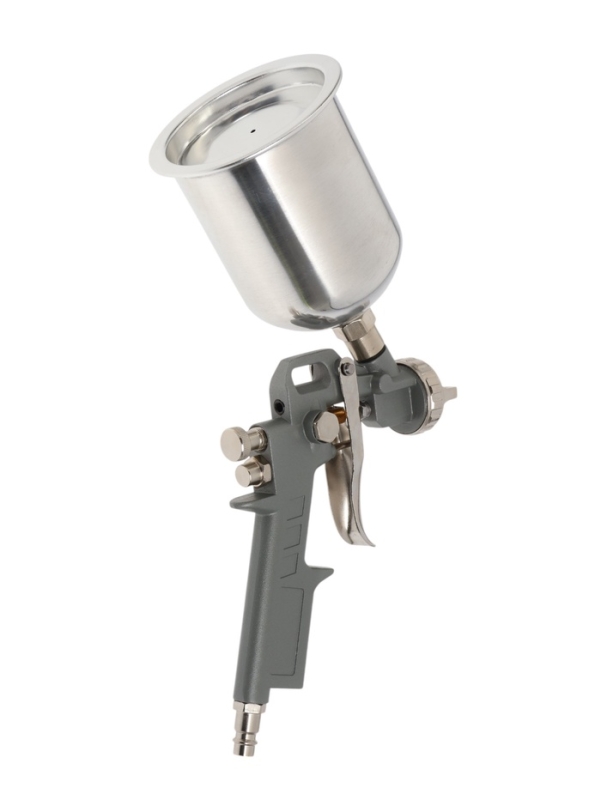 Краскораспылитель пневматический ТУНДРА, до 4 бар, сопло 1.5 мм, верхний бачок 0.6 л Краскораспылитель пневматический ТУНДРА, до 4 бар, сопло 1.5 мм, верхний бачок 0.6 л