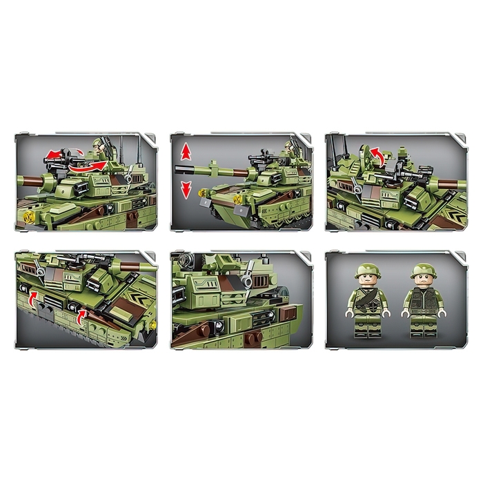 Конструктор &laquo;Роботы &laquo;Танк-трансформер&raquo;, 494 детали