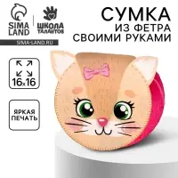 Сумка из фетра "Самая красивая кошечка"