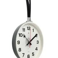 Часы настенные интерьерные &laquo;Сковорода&raquo;, для кухни, бесшумные, плавный ход, 25&times;43 см, белые, от батарейки 1&times;АА