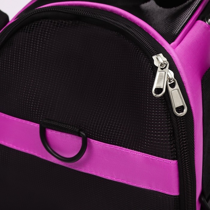 Сумка-переноска сетчатая,52 х 25 х 33 см,  фиолетовая Сумка-переноска сетчатая,52 х 25 х 33 см,  фиолетовая