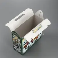 Подарочная коробка новогодняя «Чудо тройка» Чемоданчик малый, 17.3×6.5×15 см
